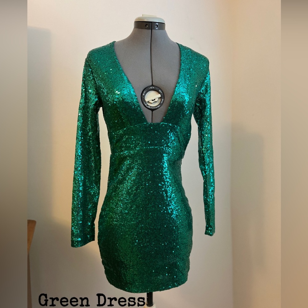 Green Sequin Dress purchased from Revolve